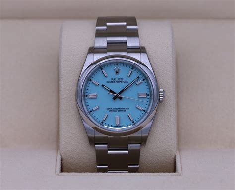 rolex watch tiffany|rolex tiffany blue 36mm price.